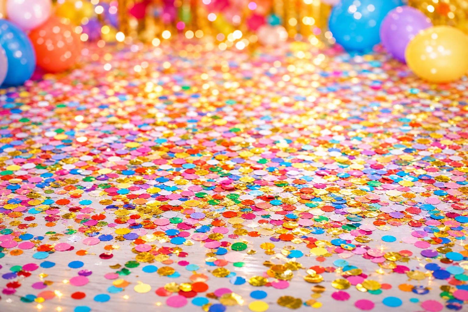 Preview for Confetti Floor Sparkle Birthday Background