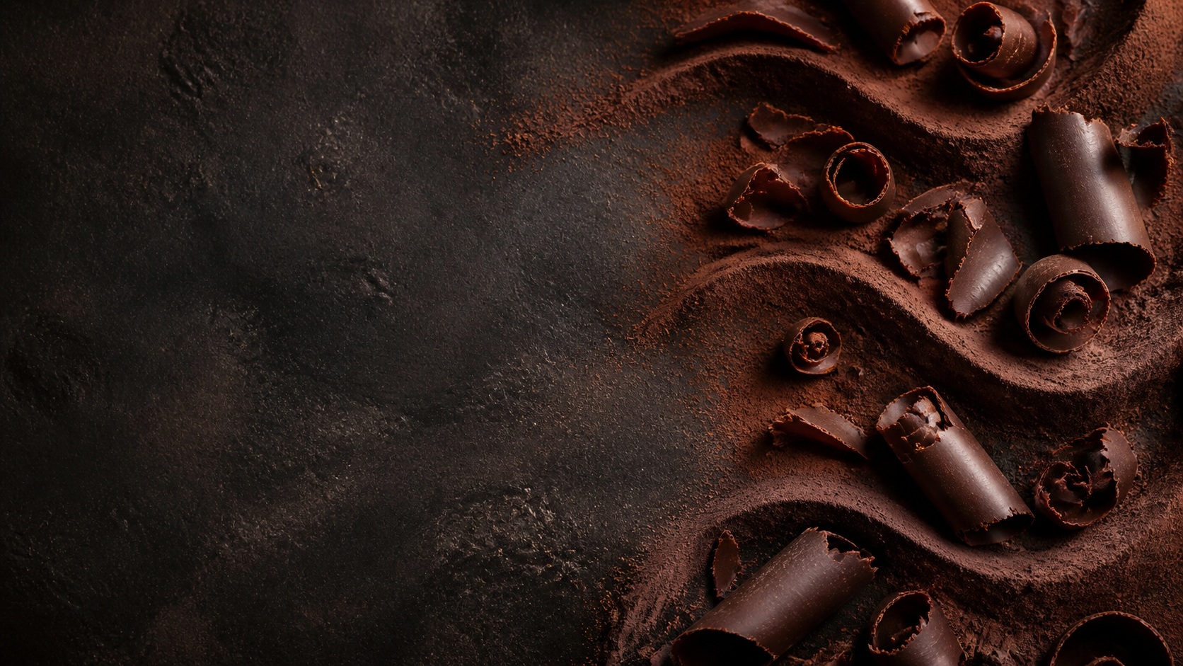 Preview for Chocolate Ribbons Abstract Background