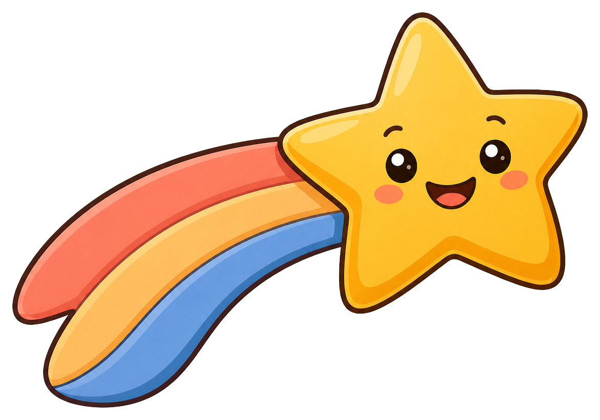Preview for Shooting Star Sticker Graphic