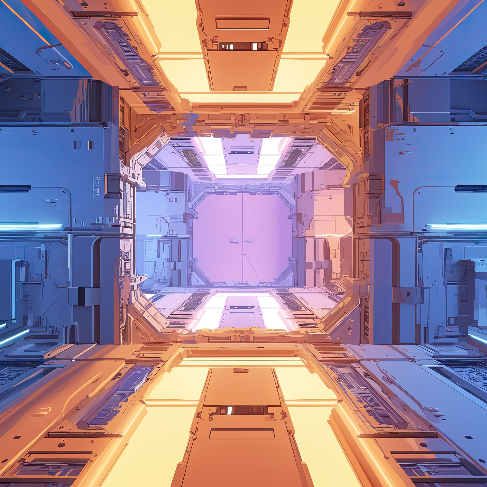 Preview for Futuristic-space-station-corridor-sci-fi-backdrop-background-9b79f