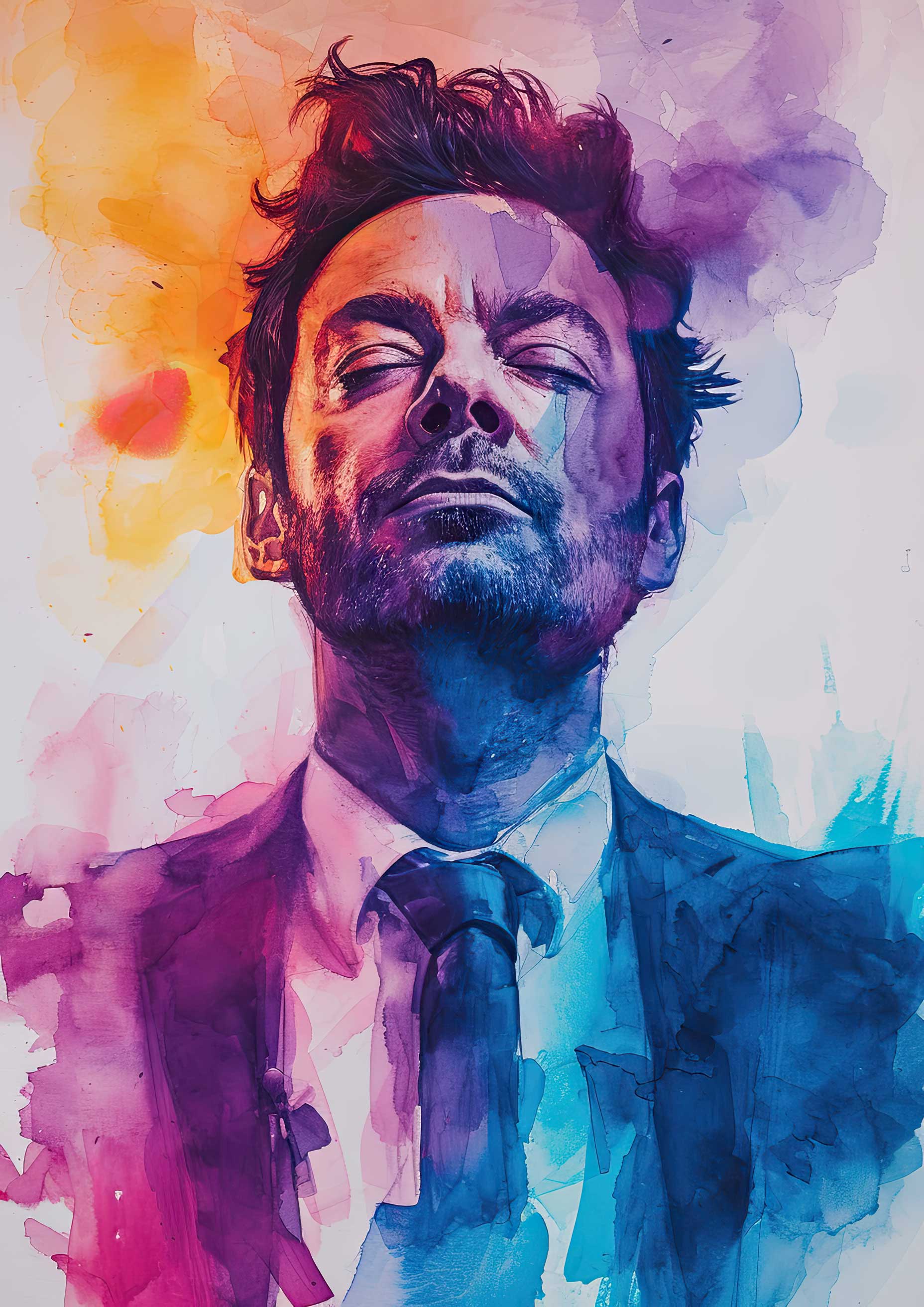 Preview for Watercolor-man-in-suit-portrait-celebrities-background-46225