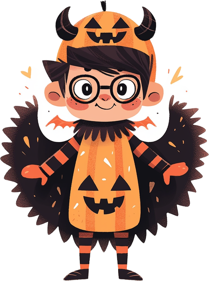 Preview for Halloween-cartoon-character-halloween-costume-sticker-24b88