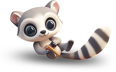 Preview for Raccoon-dog-camera-illustration-animal-sticker-e5a87