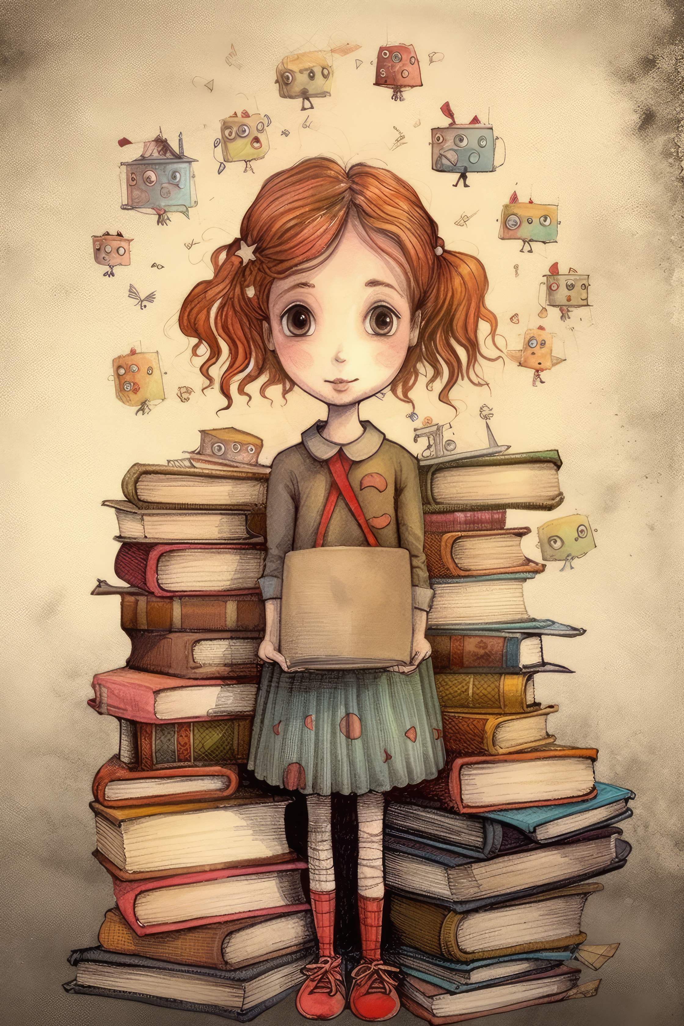 Preview for Young-reader-book-stack-back-to-background-81941