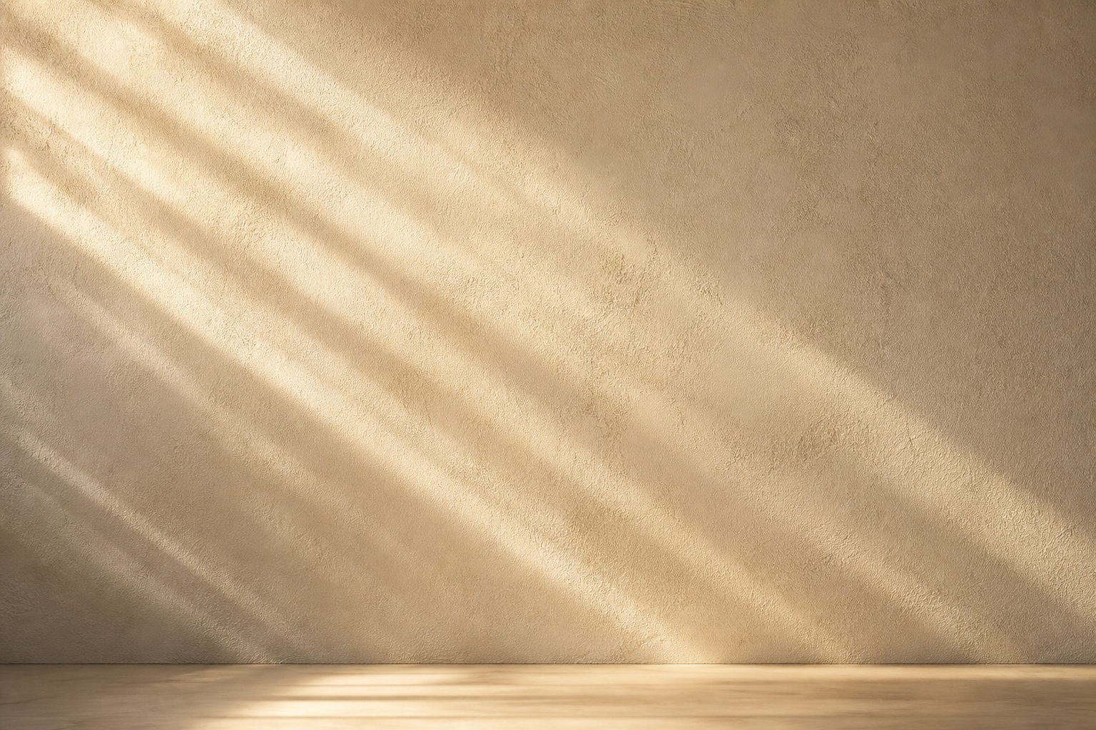 Diagonal soft light rays and warm glow across a neutral studio background