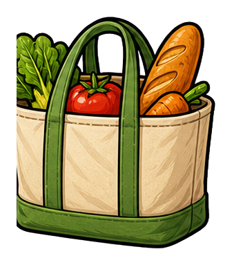 Preview for Market Tote Sticker Graphic