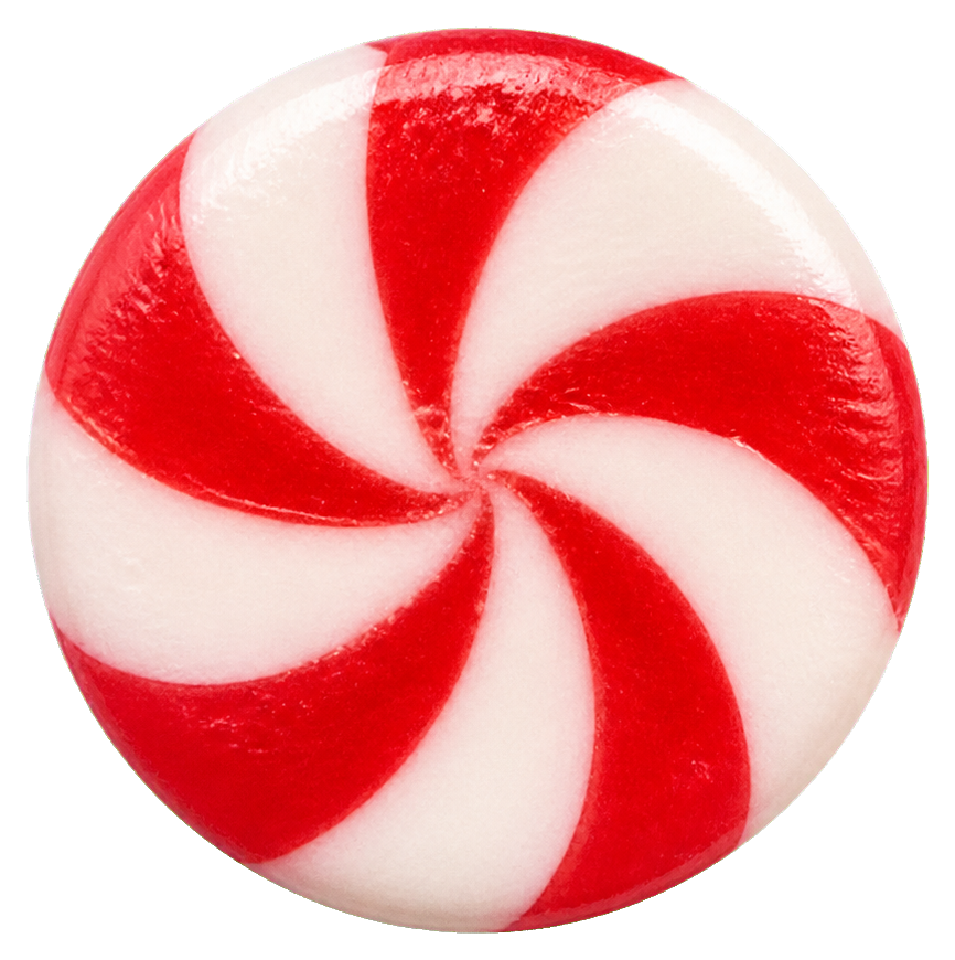 Preview for Red Peppermint Swirl Disk Sticker