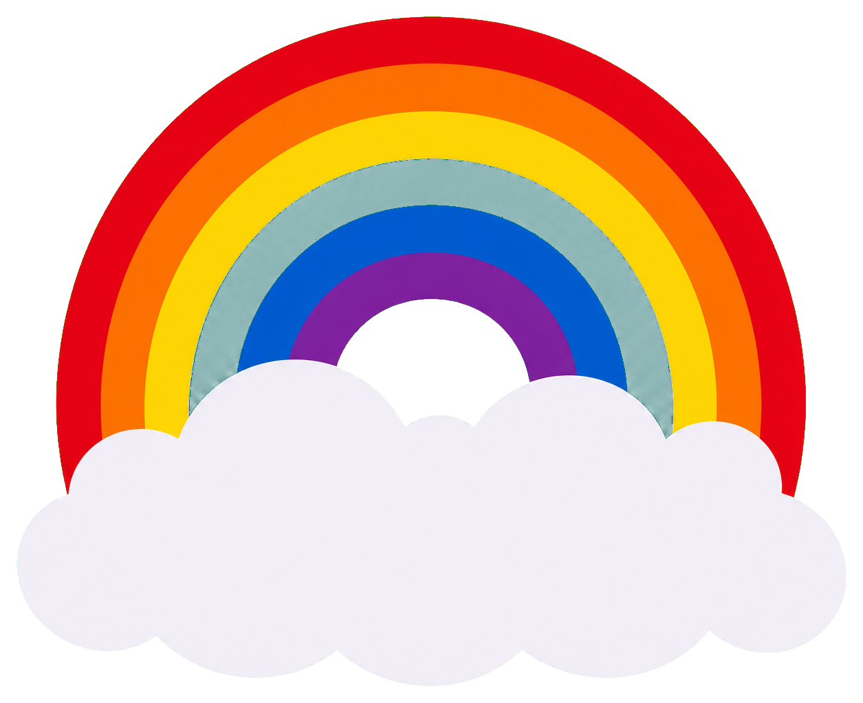 Preview for Pride Cloud Rainbow Sticker