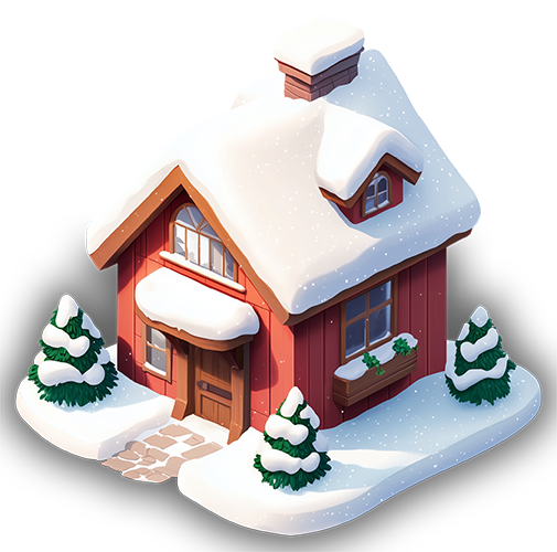 Preview for Winter-house-illustration-building-sticker-5fda5