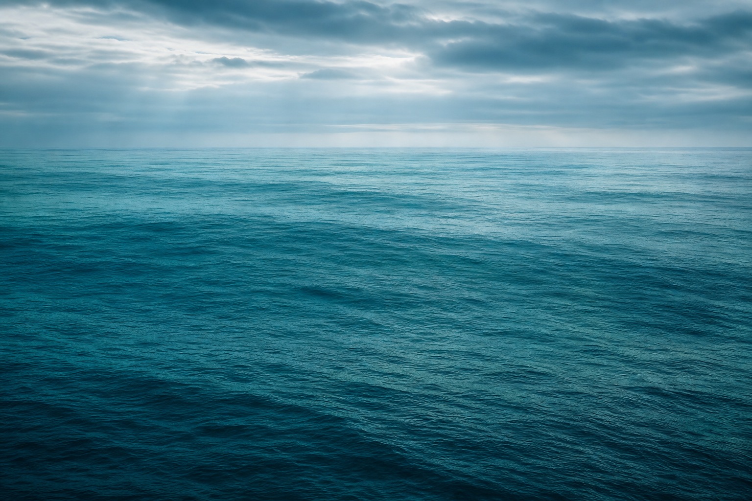 Preview for Deep Teal Ocean Horizon Background