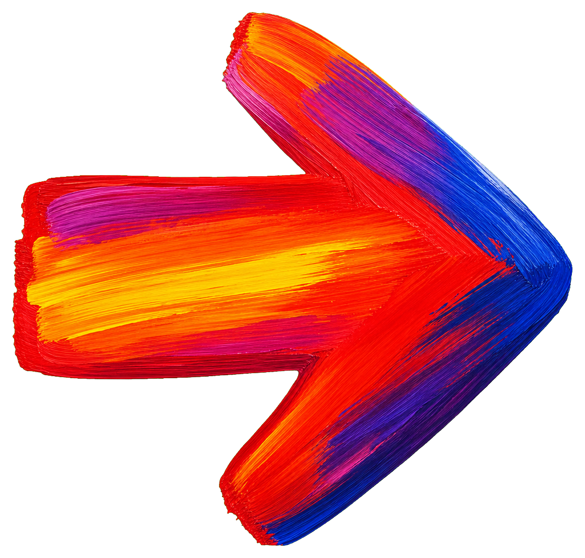 Preview for Painted Arrow Sticker For Designs