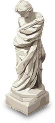 Preview for White-marble-statue-woman-islandobjects-sticker-485b8