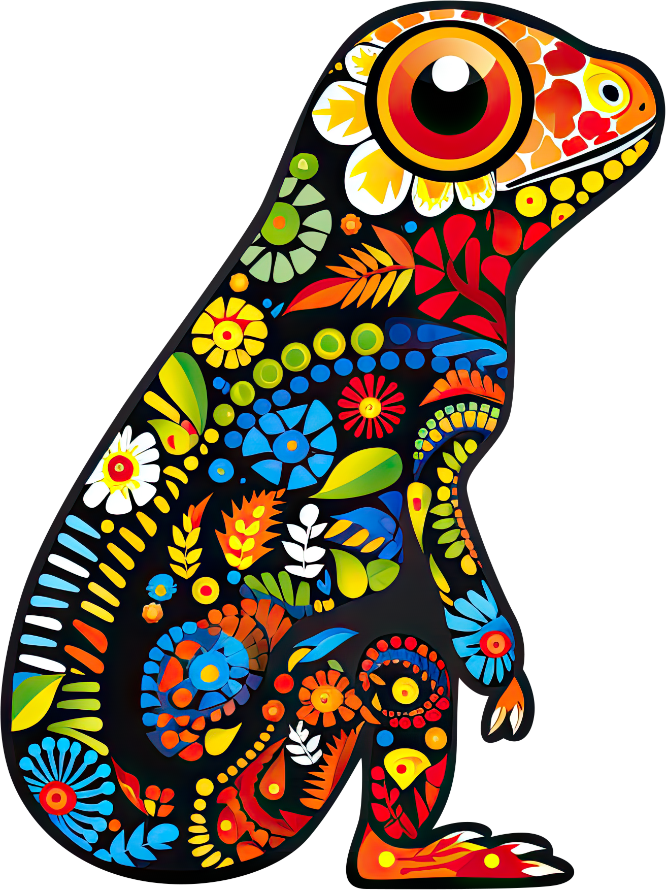 Preview for Colorful-lizard-illustration-logo-animal-sticker-07be7
