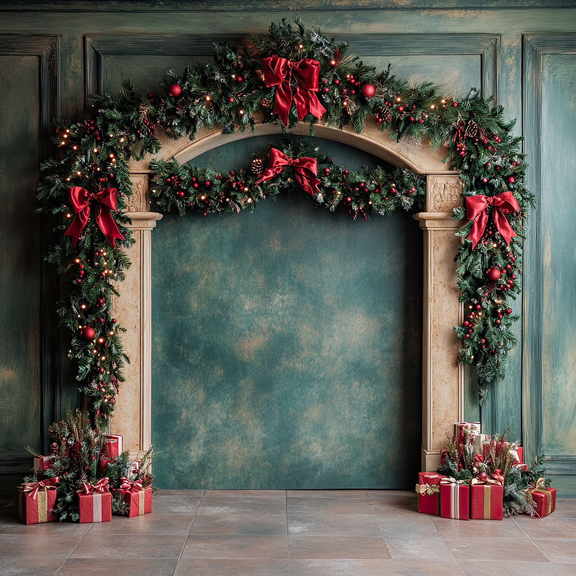 Preview for Christmas-archway-decoration-christmas-backdrop-background-c7735