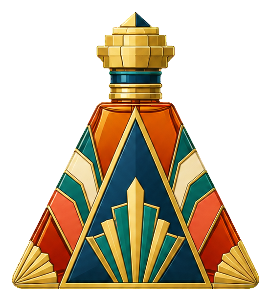 Preview for Art Deco Perfume Bottles Amber Triangle