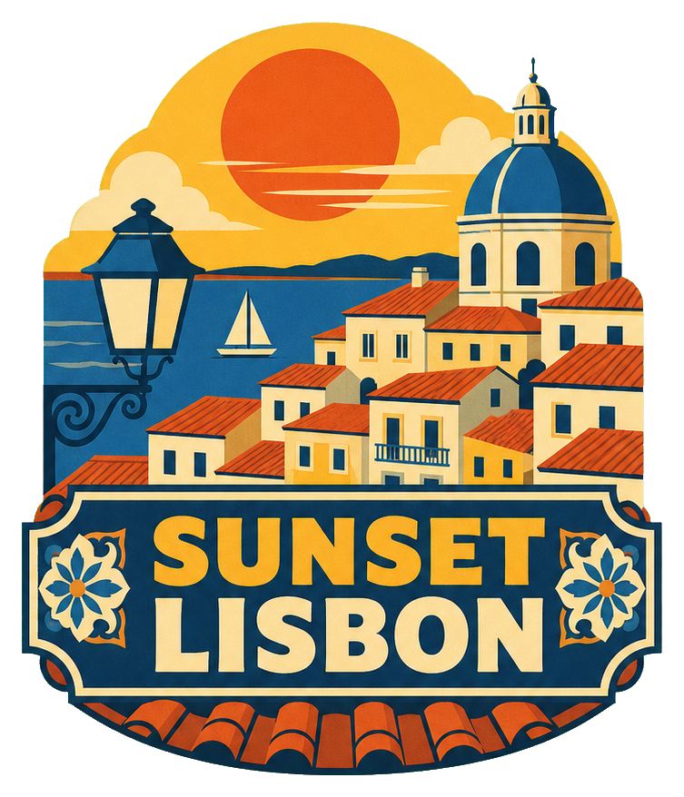 Preview for Sunset Lisbon Retro Sticker
