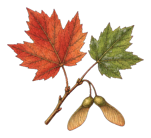 Preview for Maple Seed Botanical Sticker