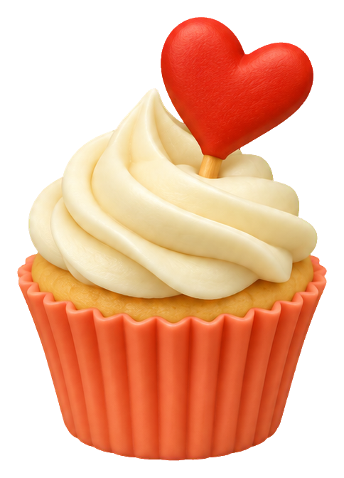 Preview for Valentine Keepsake Heart Cupcake
