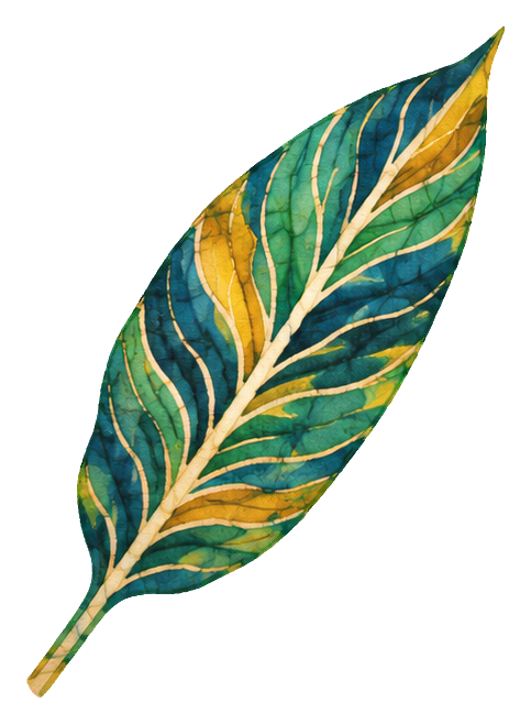 Preview for Batik Tropical Leaves Ti Leaf