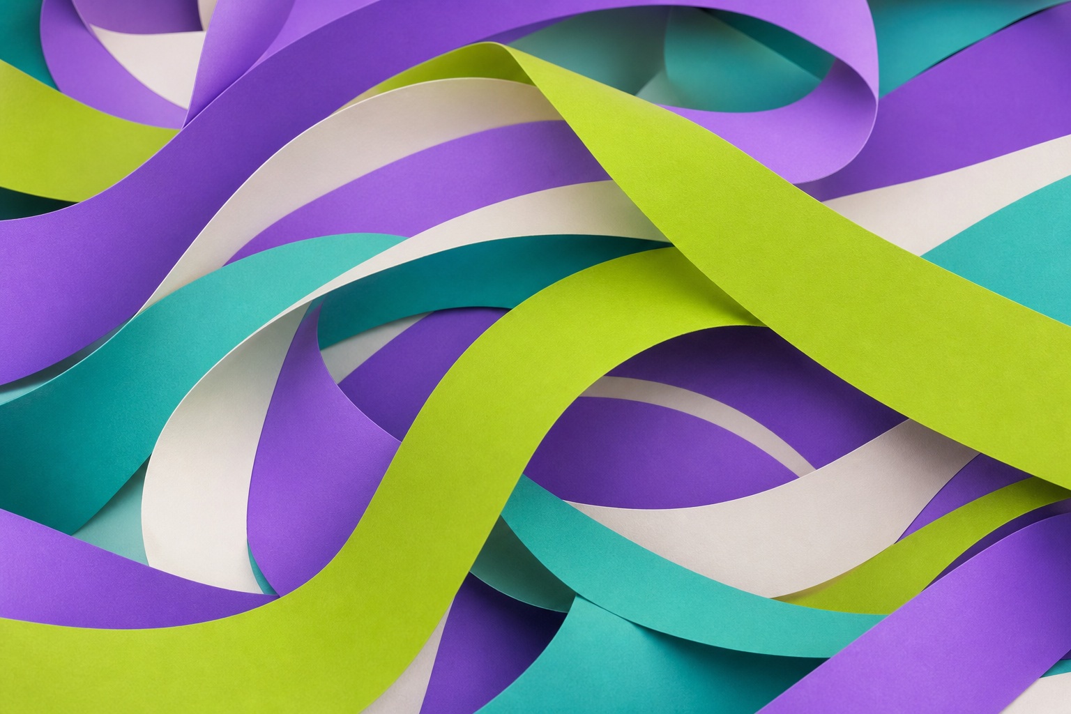 Preview for Lime Violet Sweeping Paper Bands Background