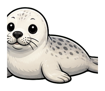 Preview for Seal Pup Sticker For Winter Designs