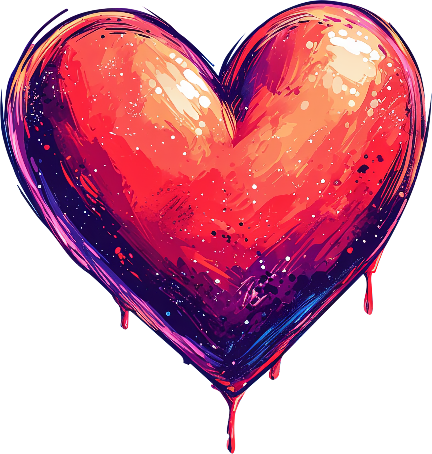 Preview for Heart-shaped-balloon-illustration-classic-hearts-sticker-88f8f