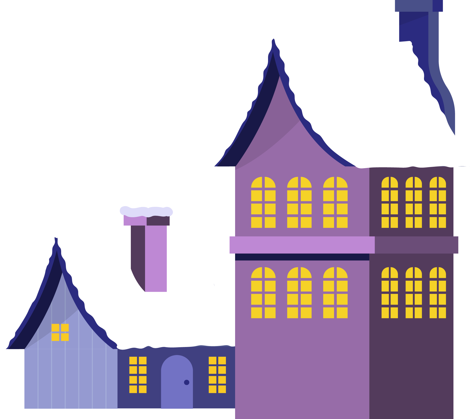 Preview for Winter-homes-illustration-sticker-e2b3b