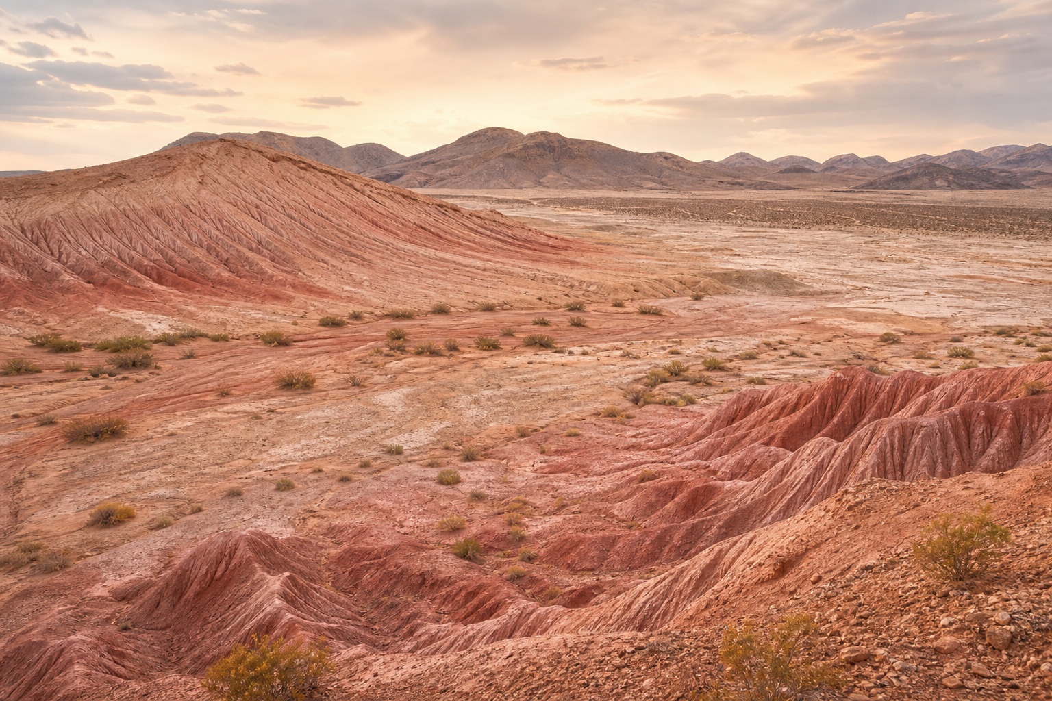 Preview for Desert Clay Landscape Background