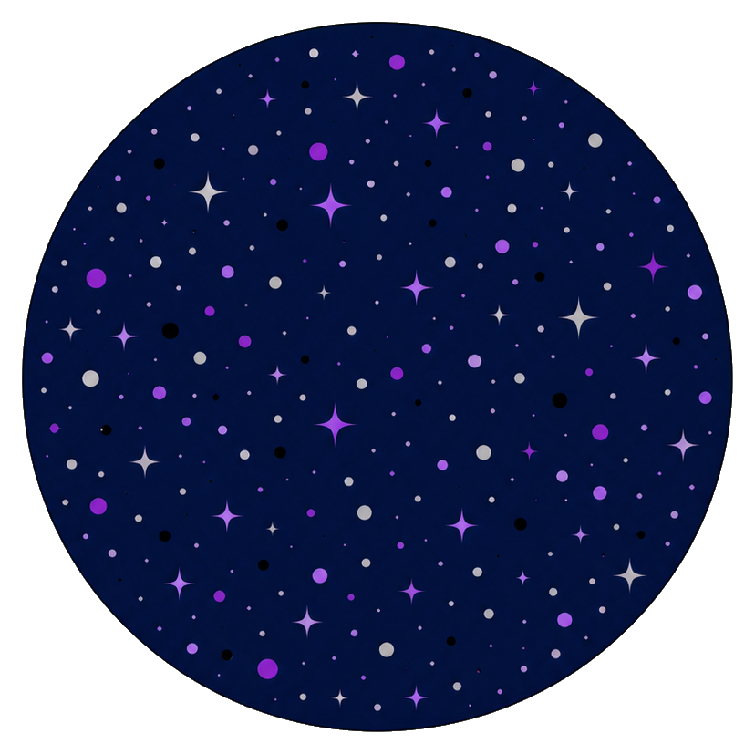 Preview for Starfield Dot Circle Sticker