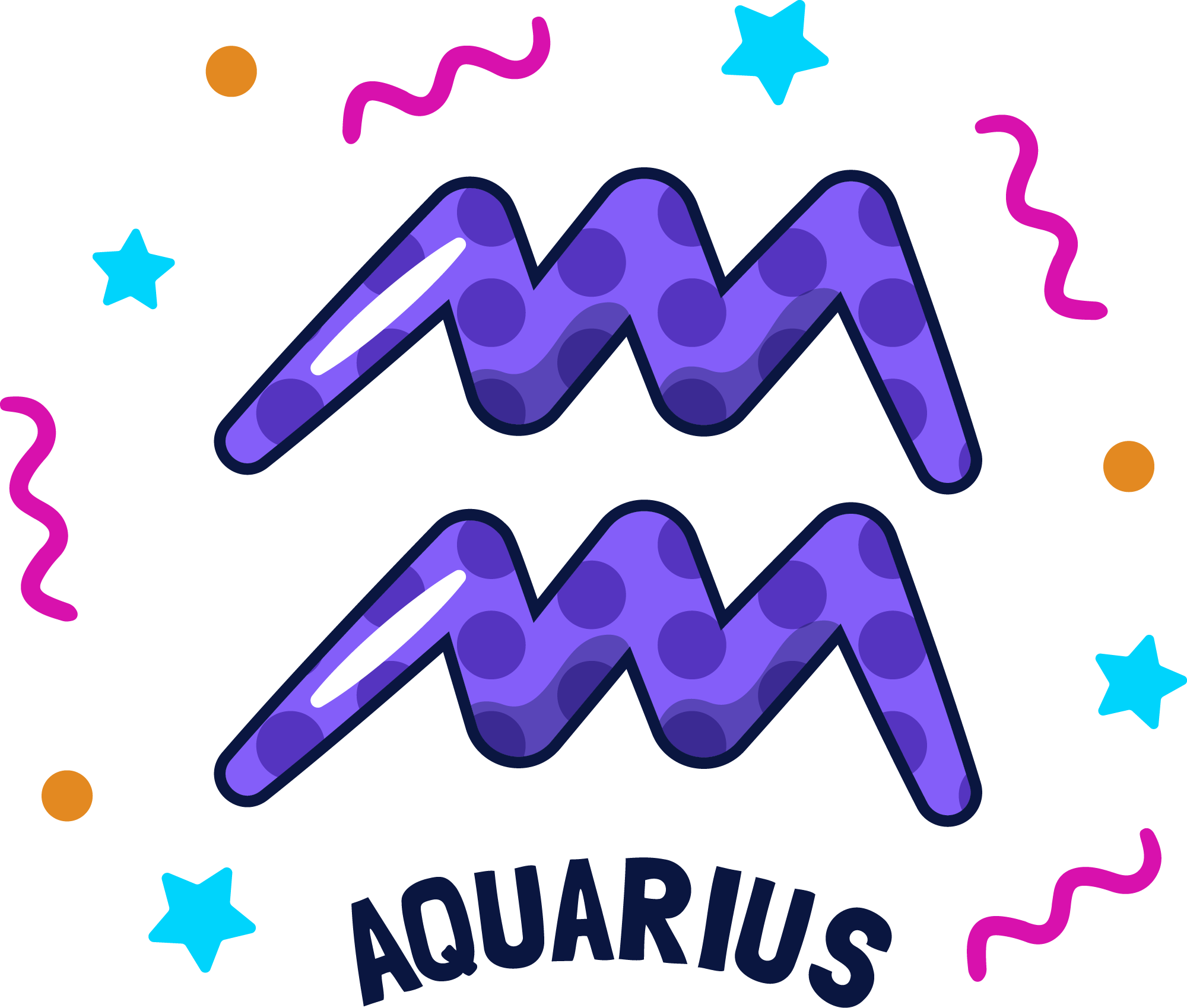 Preview for Aquarius-zodiac-sign-art-sticker-7abd4