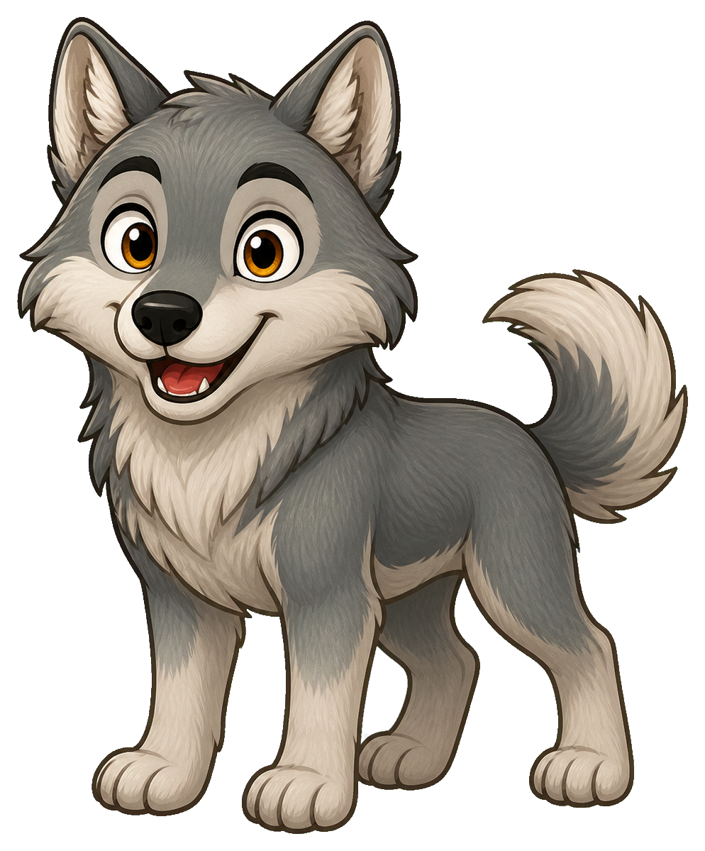 Preview for Smiling Wolf Sticker Graphic