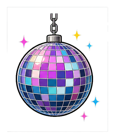 Preview for Disco Ball Sticker Graphic