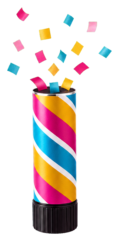Preview for Confetti Pop Sticker For Celebrations