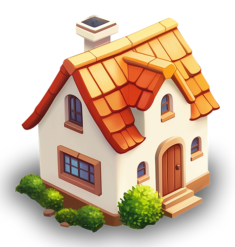 Preview for Cartoon-house-illustration-building-sticker-14585