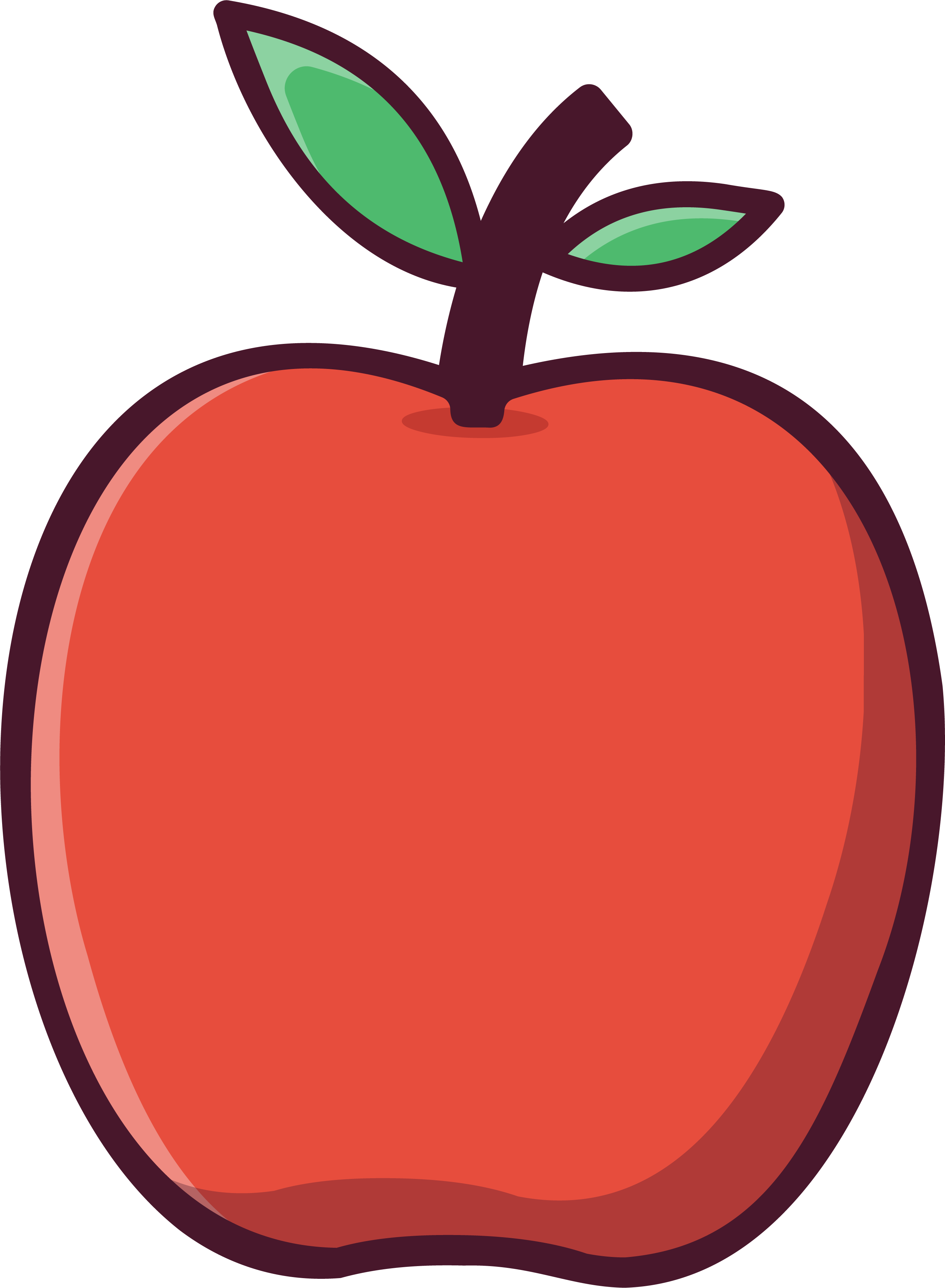 Preview for Red-apple-illustration-emoji-body-sticker-a320e