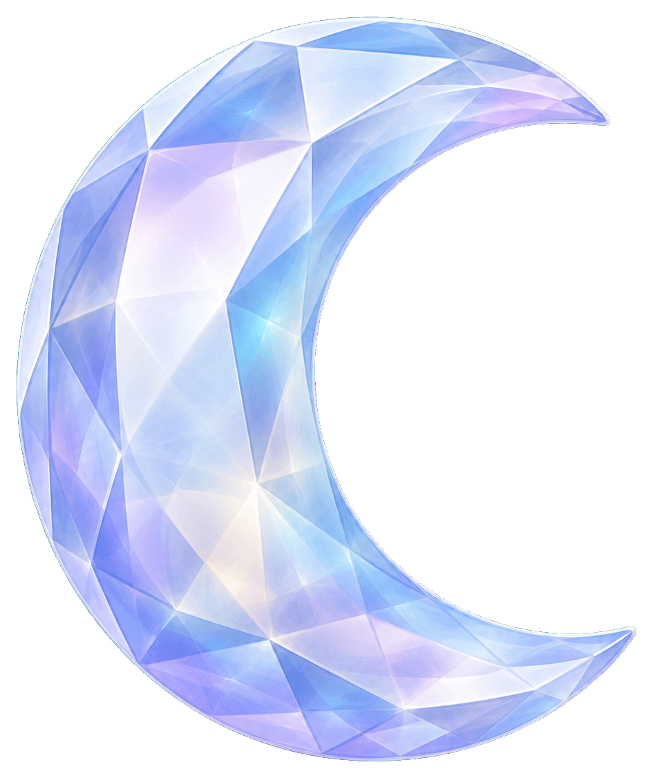 Preview for Moonstone Crescent Sticker