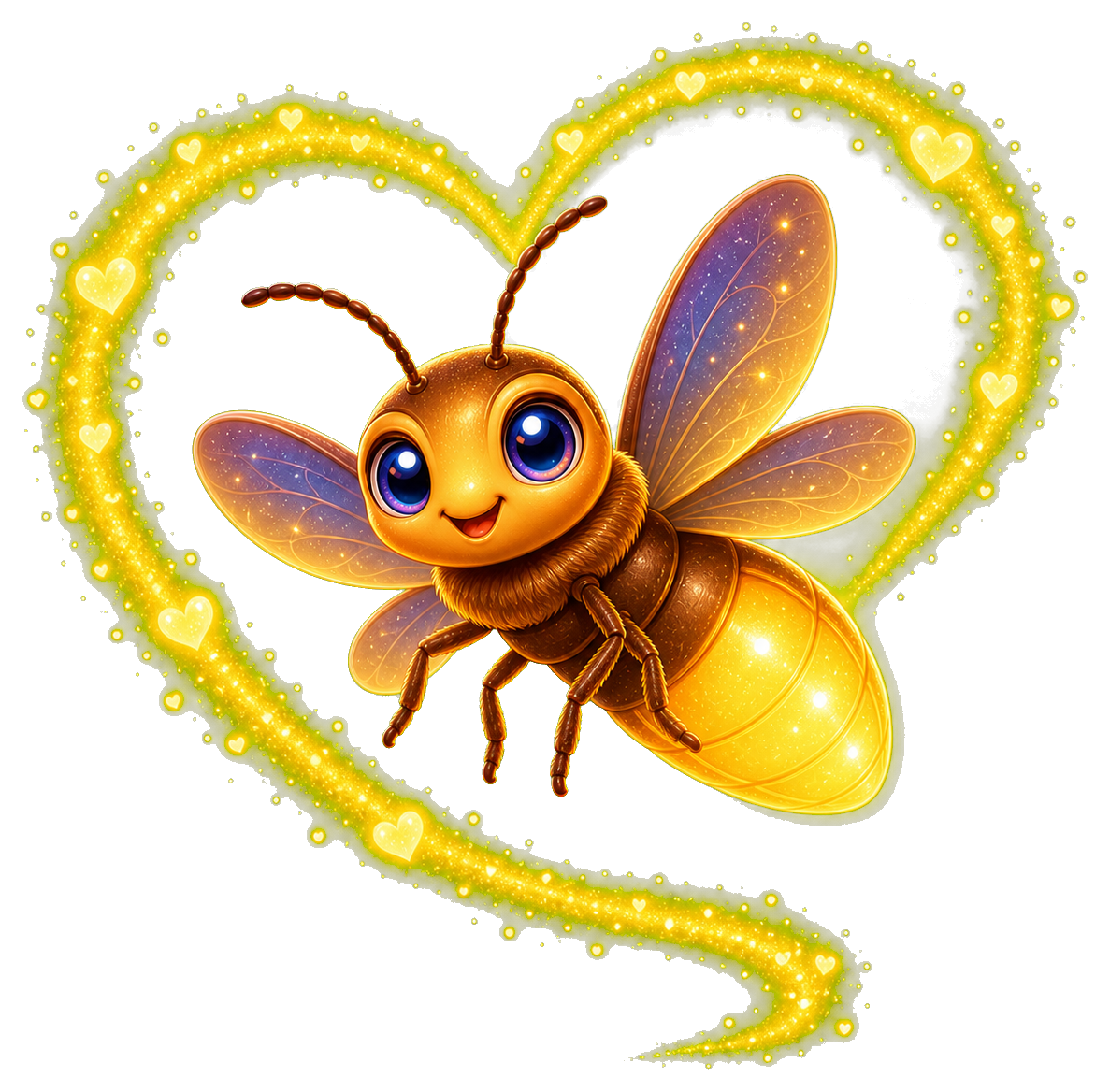 Preview for Firefly Heart Trail Sticker