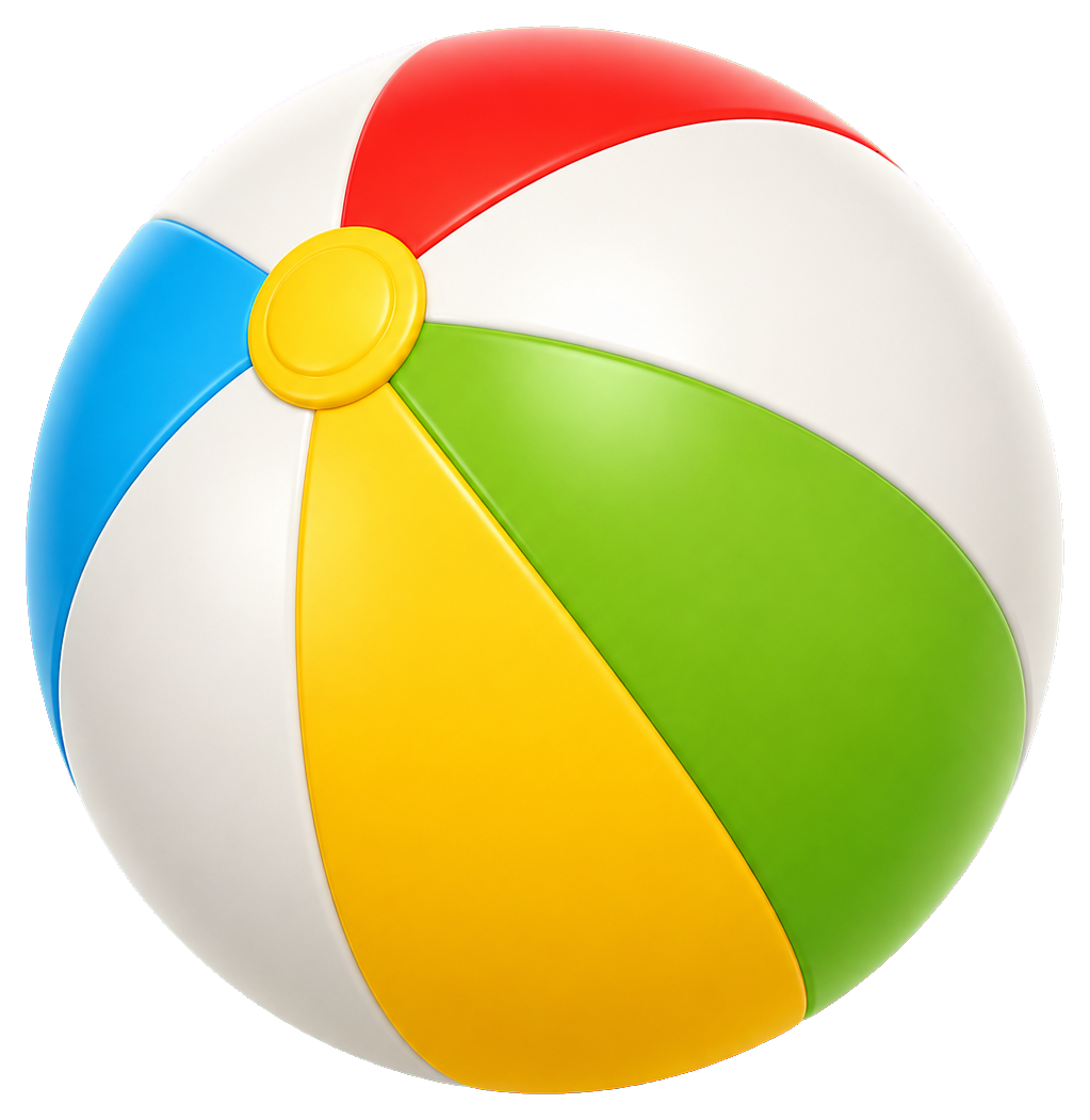 Preview for Beach Ball Sticker Graphic For Summer Designs