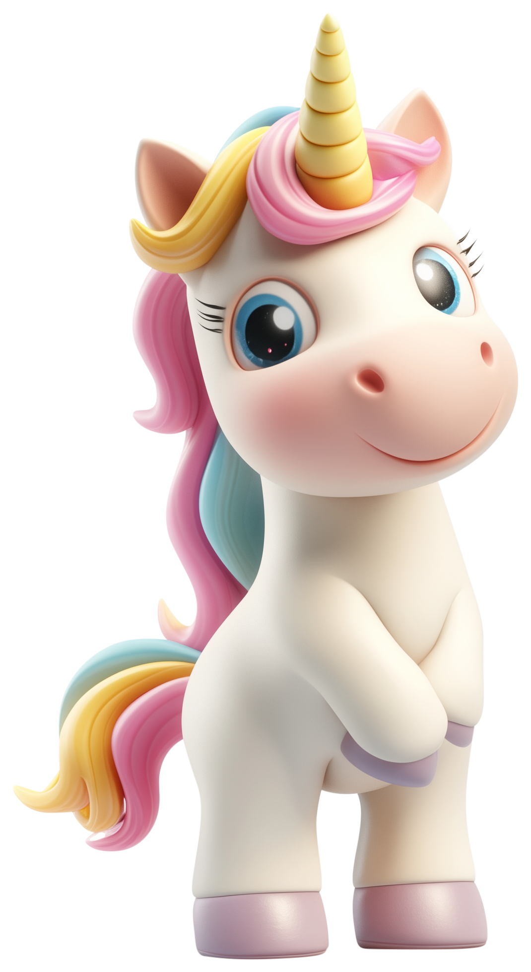 Preview for Cute Unicorn Emoji Sticker Graphic