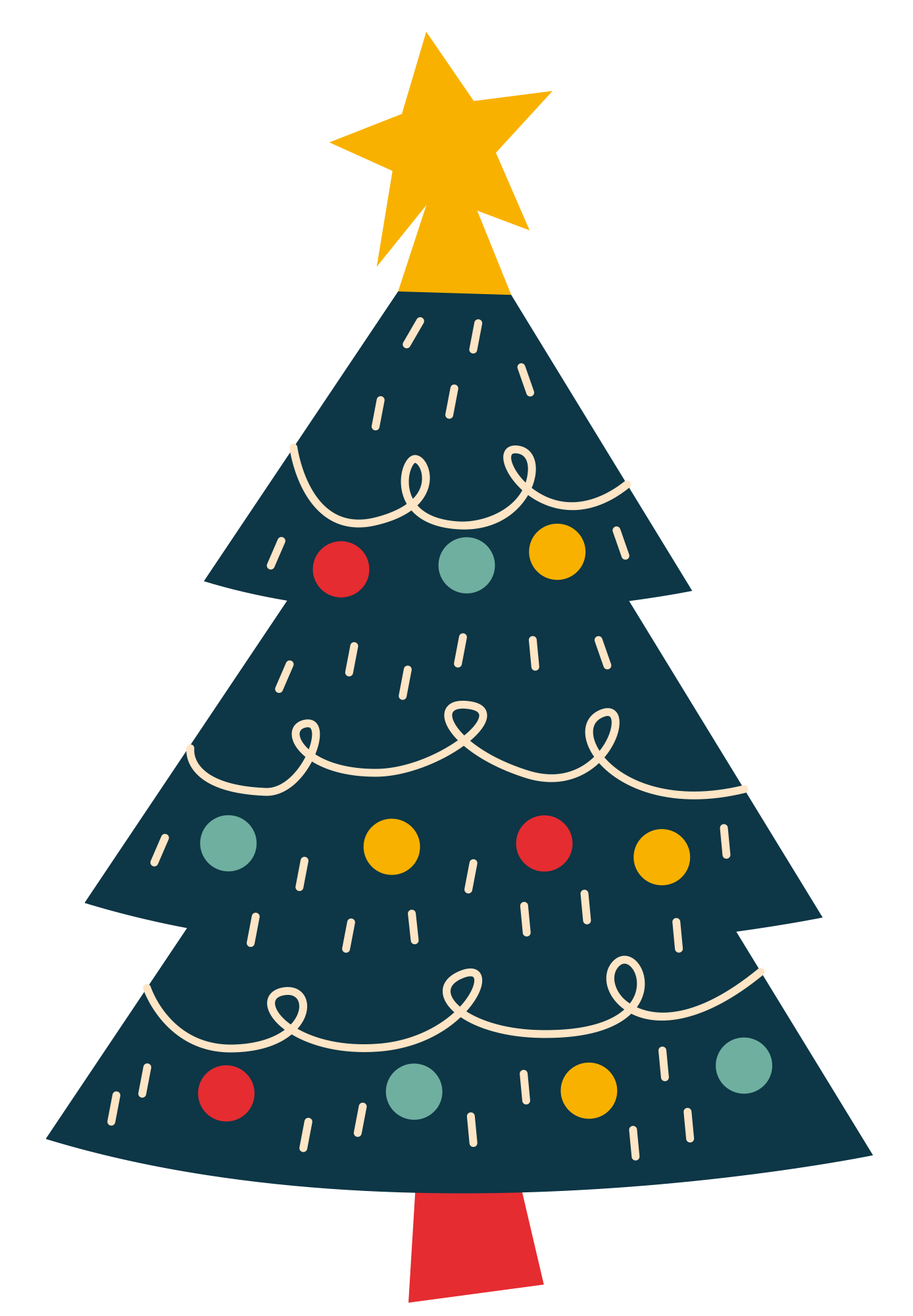 Preview for Christmas-tree-illustration-sticker-3ad62