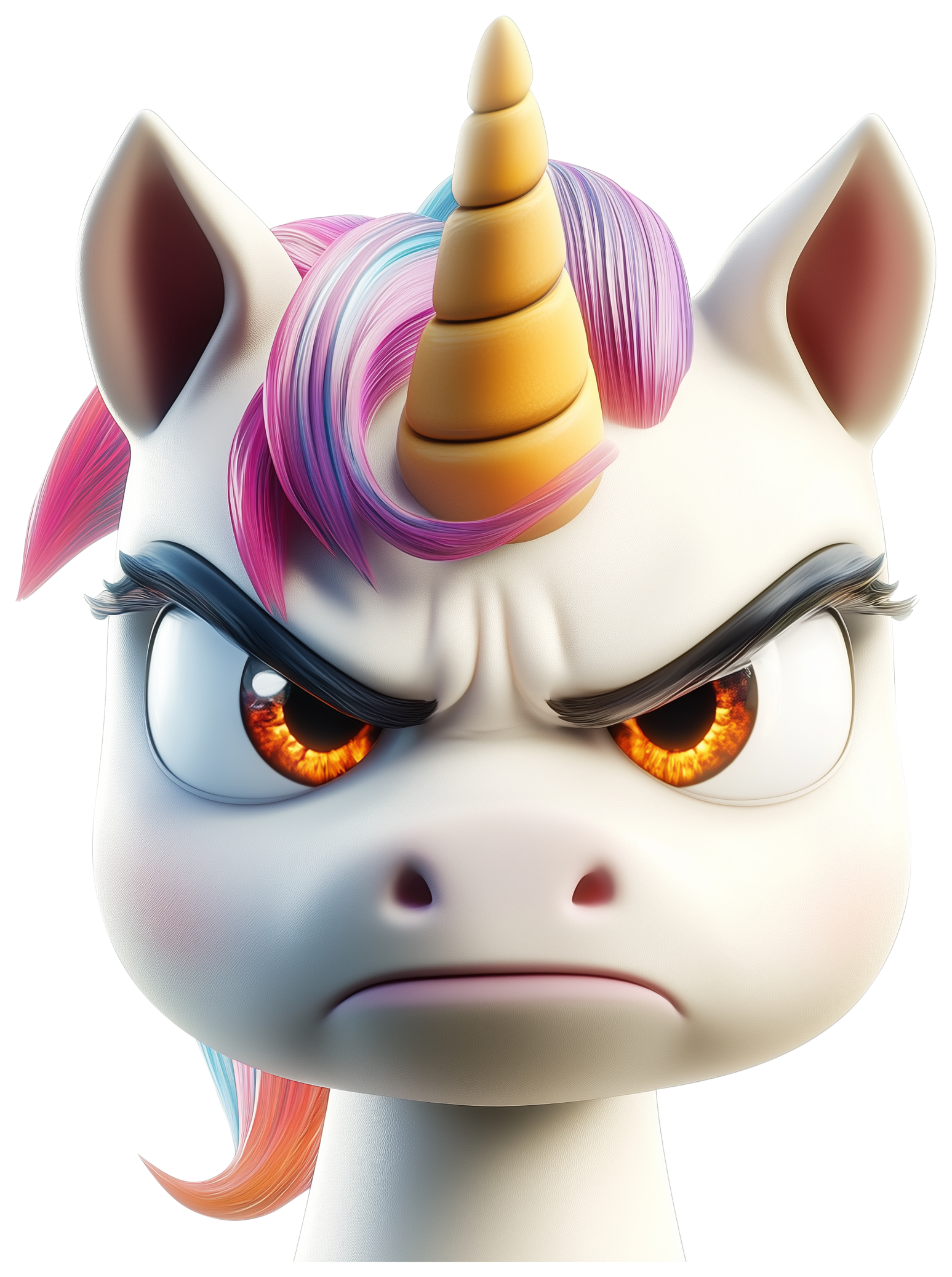 Preview for Angry Unicorn Emoji Sticker