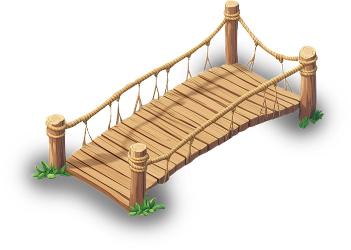 Preview for Cartoon-wooden-bridge-illustration-sticker-4ea3e