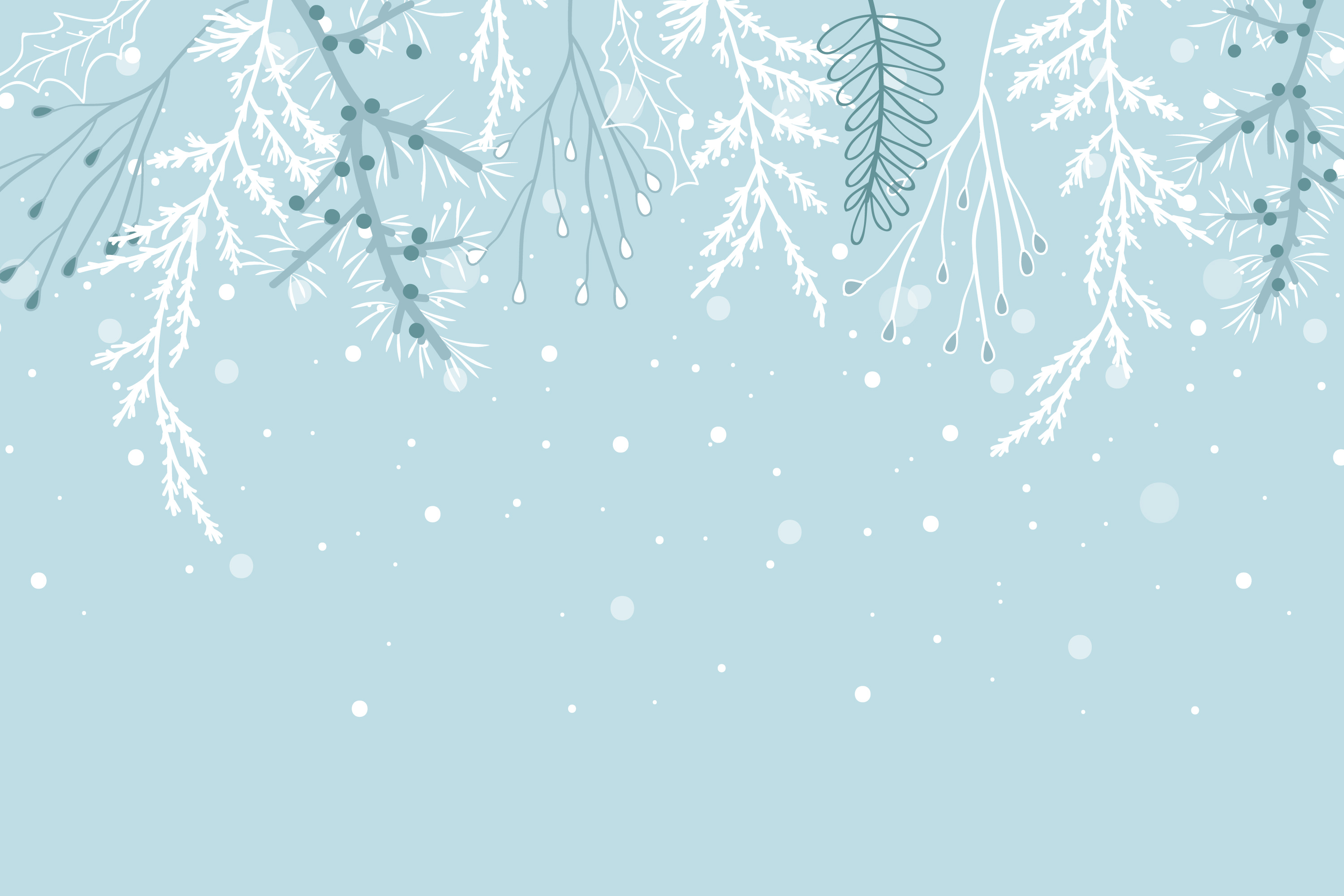 Preview for Winter-leaves-background-christmas-cdca3
