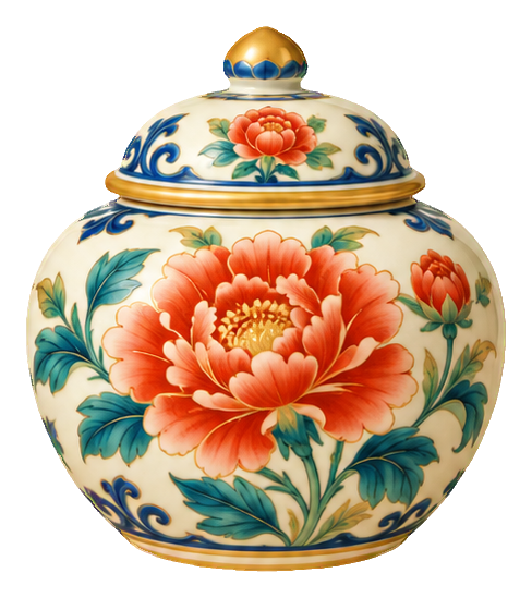 Preview for Porcelain Flower Vases Peony Jar