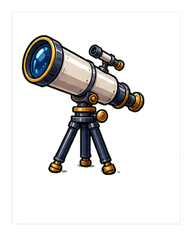Preview for Telescope Space Sticker For Pizap Designs