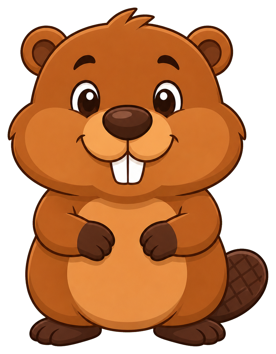 Preview for Beaver Fluffy Cheeks Sticker