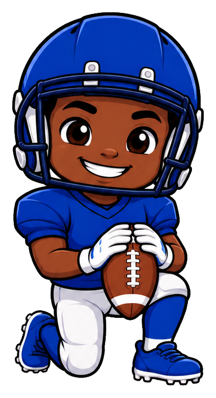 Preview for Cobalt Kneeling Ball Holder Football Sticker