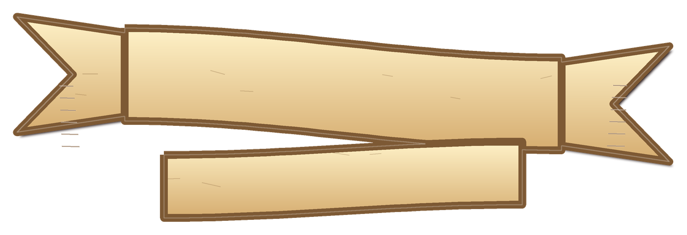 Preview for Cream Vintage Banner Sticker