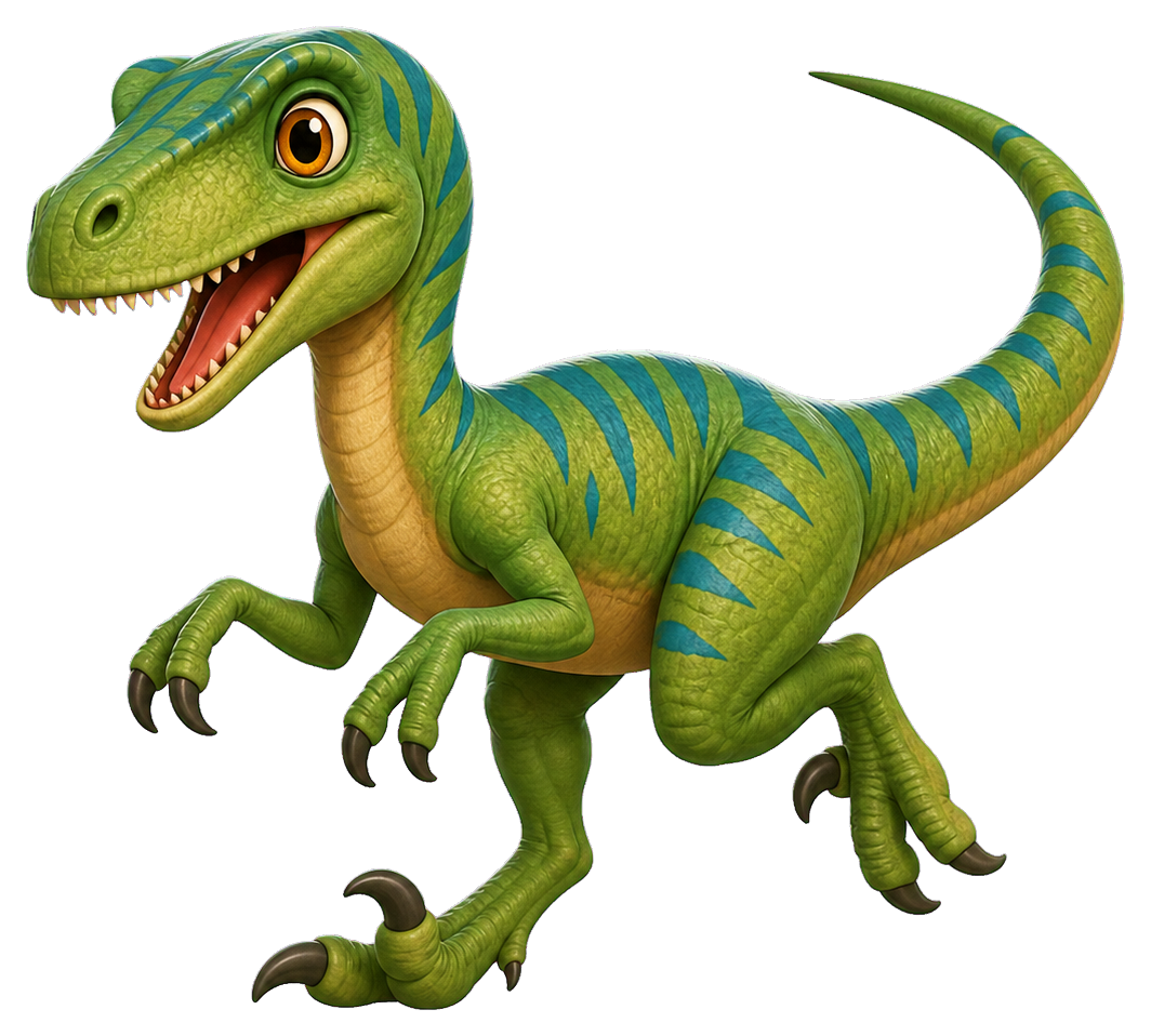 Preview for Velociraptor Dinosaur Sticker