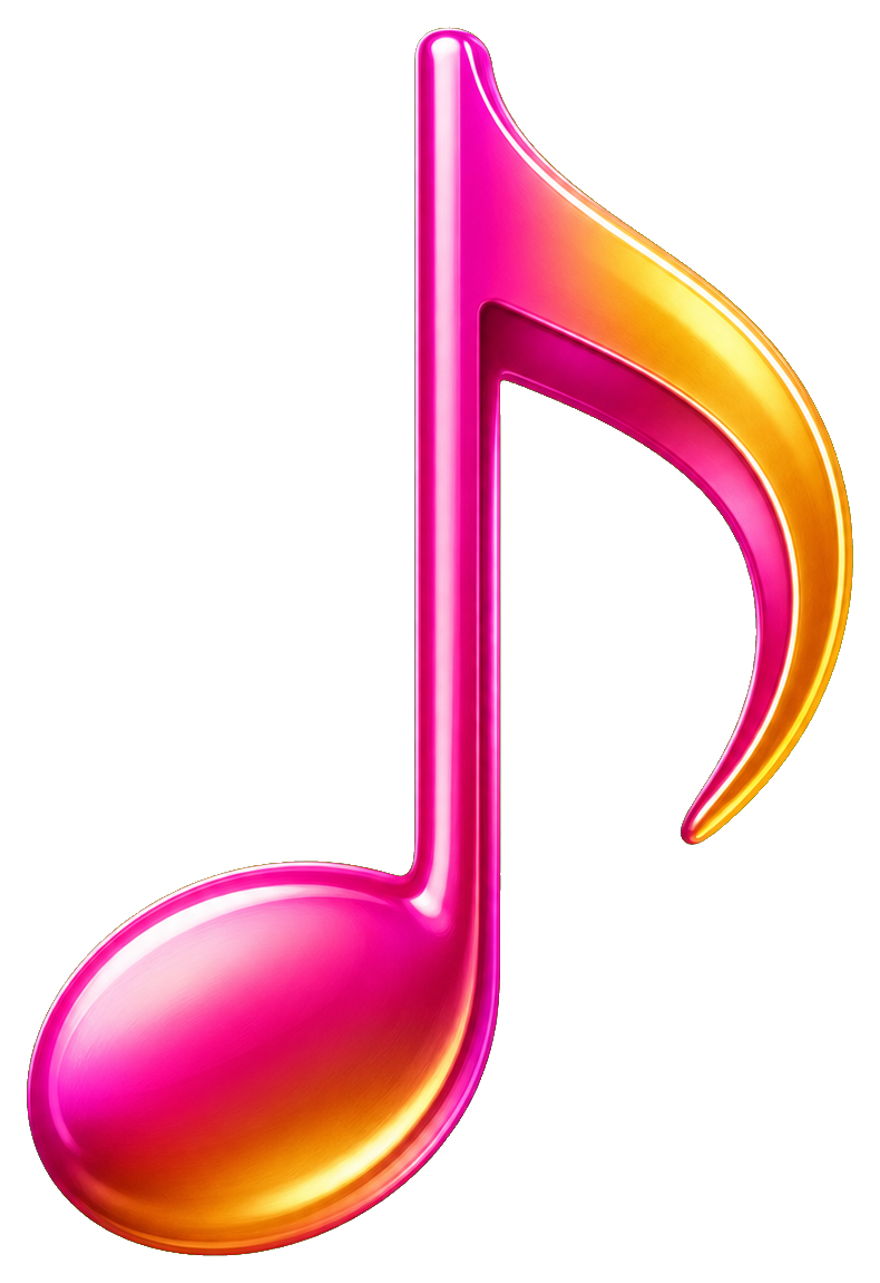 Preview for Music Note Sticker Graphic For Pizap